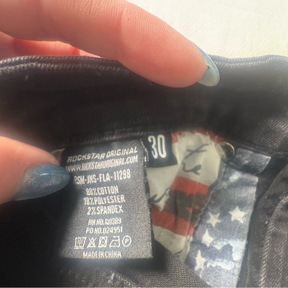 Rockstar Original Extreme Stacked Flare Size 30 - Picture 8 of 13